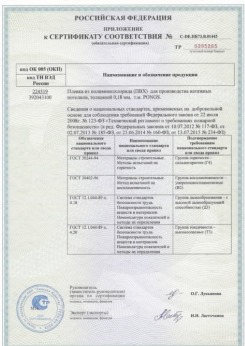 2015.06.25 Узловая - Pongs. Приложение к сертификату соответствия