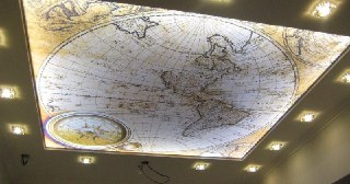 Натяжной потолок с фотопечатью Узловая, цена от 6202 руб.